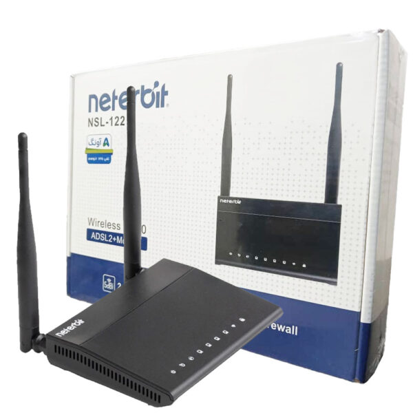 مودم و روتر +ADSL2 نتربیت مدل NSL-122 neterbit
