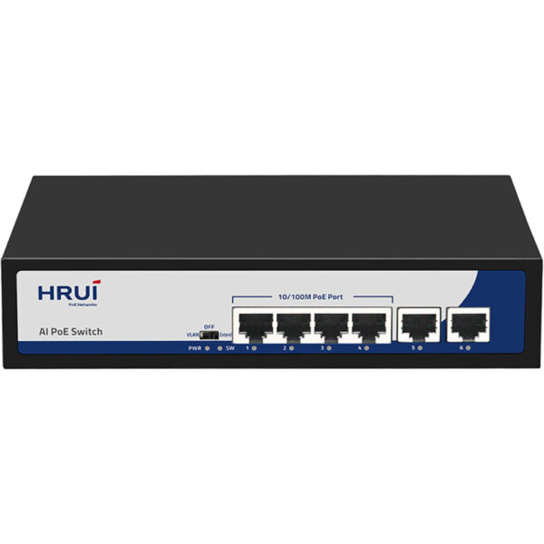 سوئیچ شبکه 4 پورت HR900-AF-42N HRUI POE